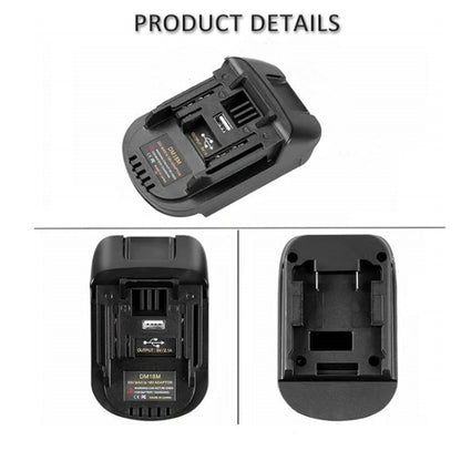 Lithium Battery Adapter for 18V Battery Tools