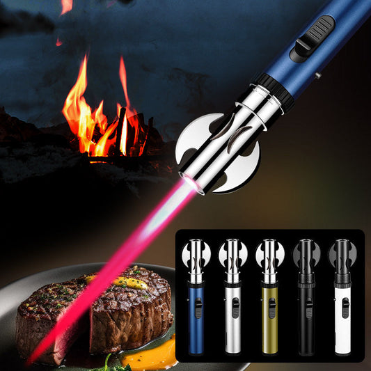 Windproof Adjustable Refillable Gas Torch Flame Lighter