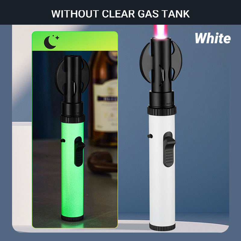 Windproof Adjustable Refillable Gas Torch Flame Lighter