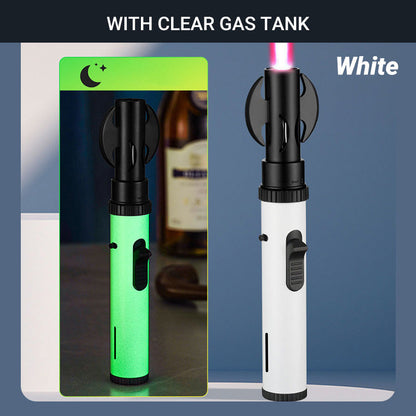 Windproof Adjustable Refillable Gas Torch Flame Lighter