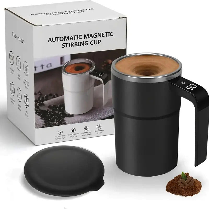 💥 PROMOÇÃO MEGA: 50% DE DESCONTO ☕🔋 Conjunto de Caneca de Café Automática com Mistura Magnética Recarregável ⚡