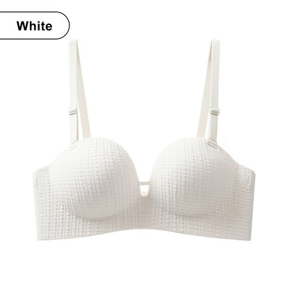 Women's Wireless Push-Up Bra with Seamless Design