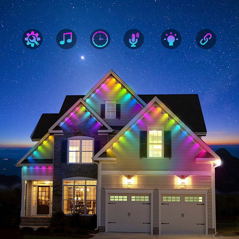 🎅 Early Christmas - Smart Rainbow LED Permanent Outdoor Light - Smartlight 🎁