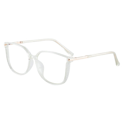 Women's Fashion Large Frame HD Anti-Blu-Ray Glasses