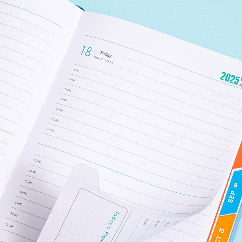 2025 365-Day Schedule Planner Book