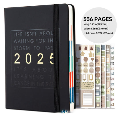 2025 365-Day Schedule Planner Book