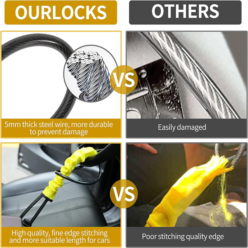 Car Steer Wheel Lock Rope