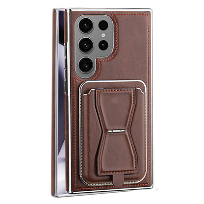 Faux Leather Magnetic Phone Case for Samsung Galaxy