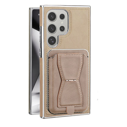 Faux Leather Magnetic Phone Case for Samsung Galaxy