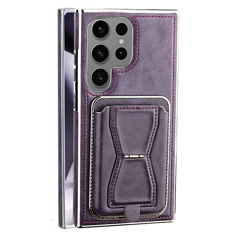 Faux Leather Magnetic Phone Case for Samsung Galaxy