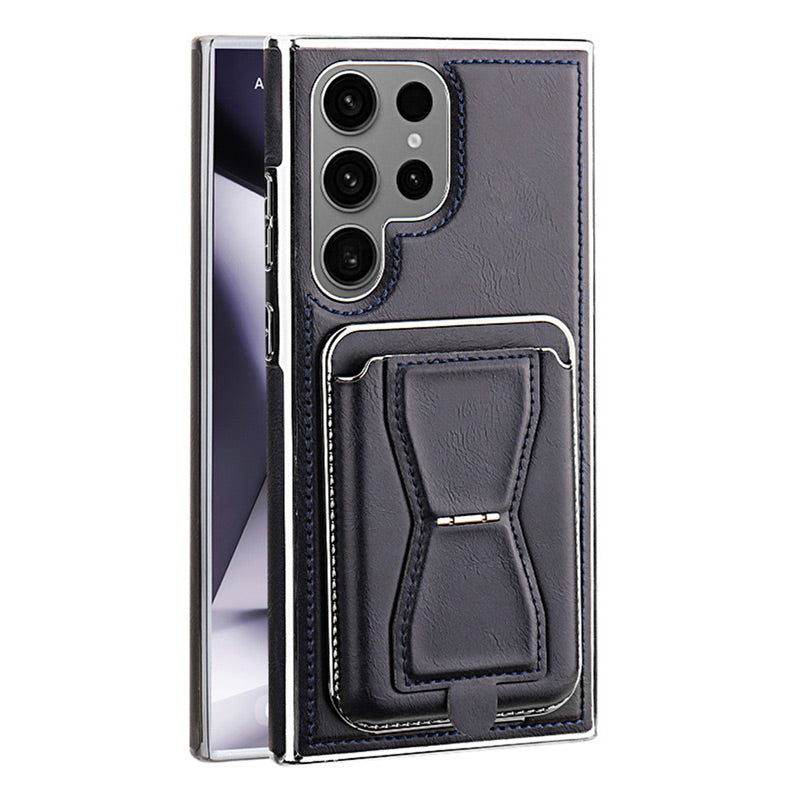 Faux Leather Magnetic Phone Case for Samsung Galaxy