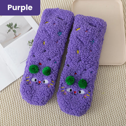 Women's Fluffy Thick Slipper Socks