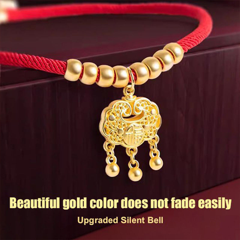 Pet New Year Gold Lock Collar