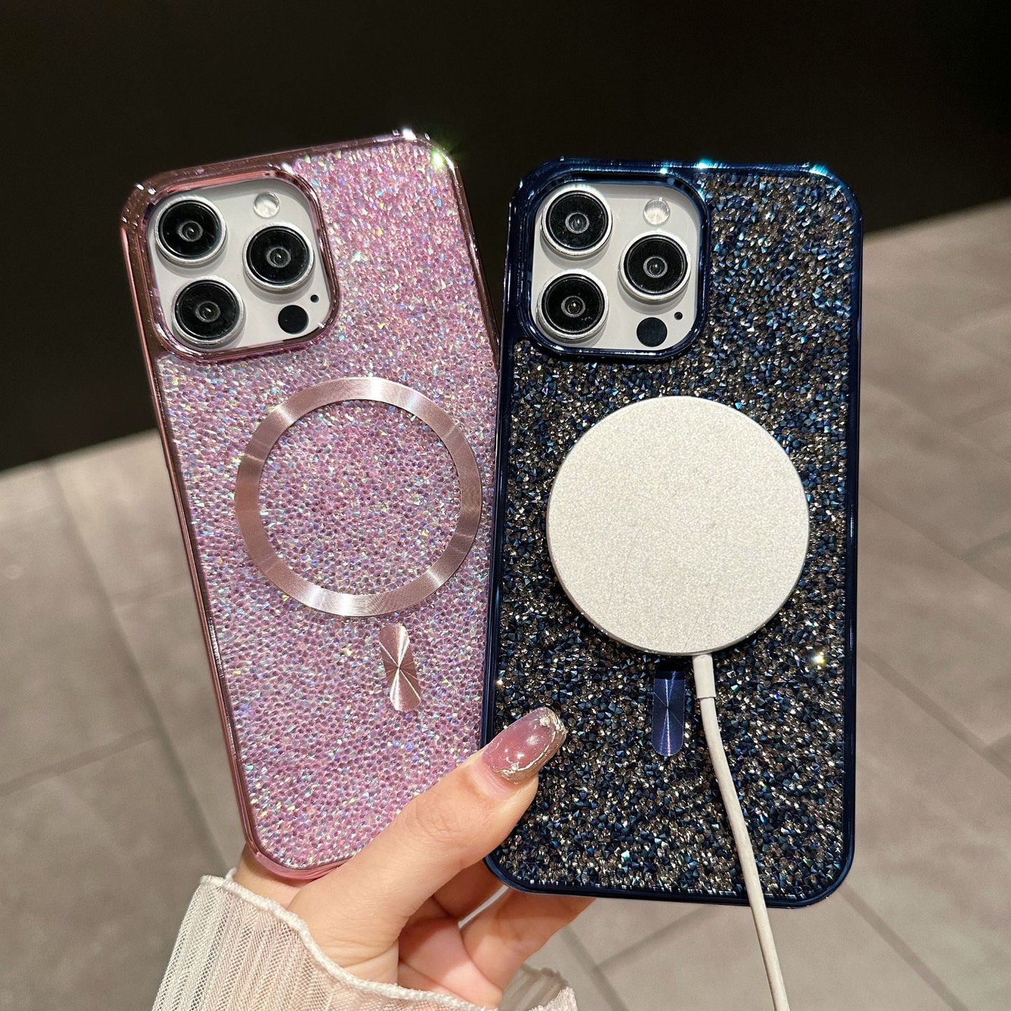 Luxury Glitter Magnetic Case for iPhone