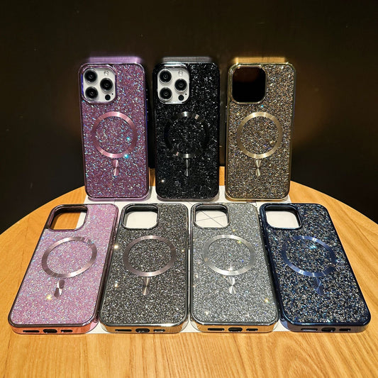 Luxury Glitter Magnetic Case for iPhone