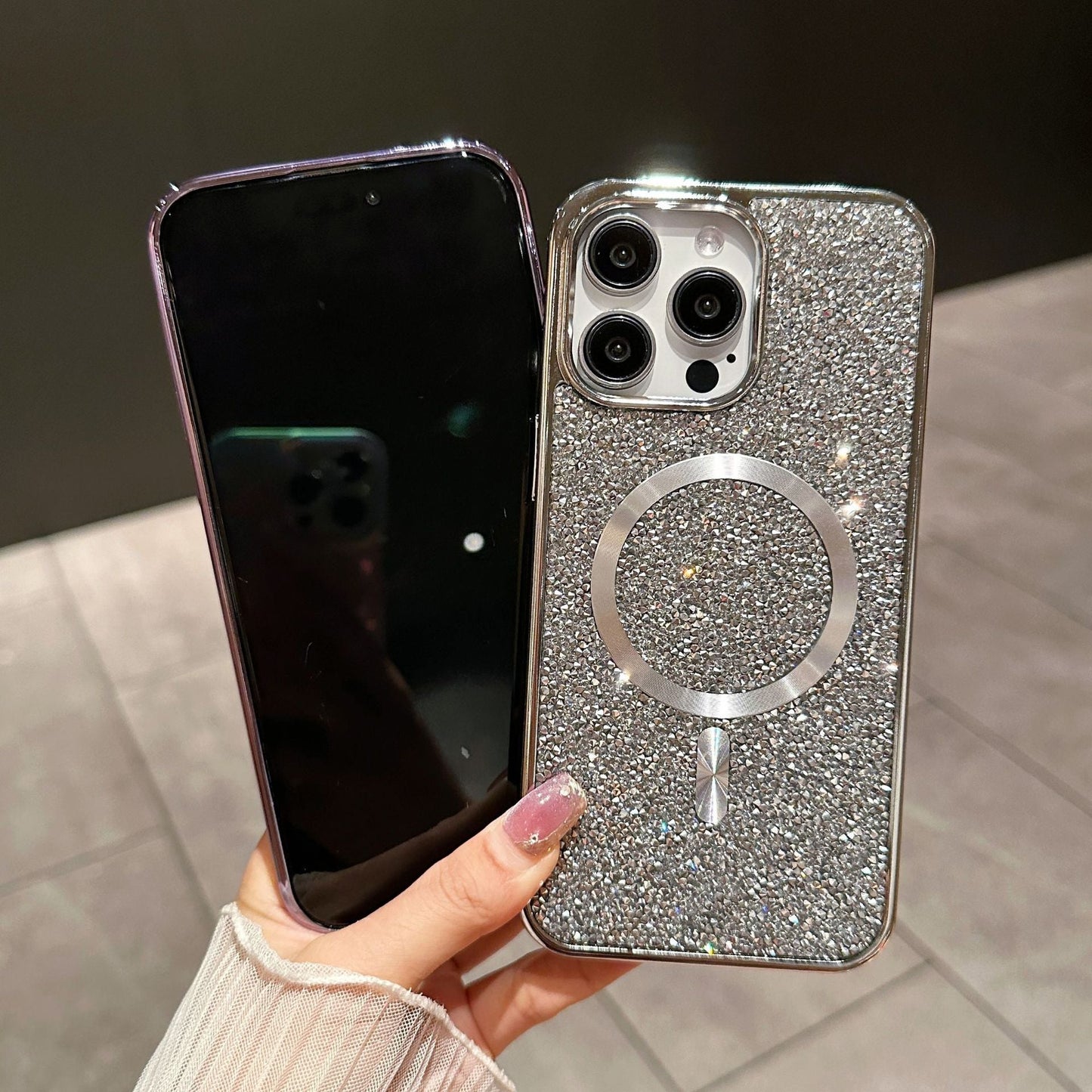 Luxury Glitter Magnetic Case for iPhone