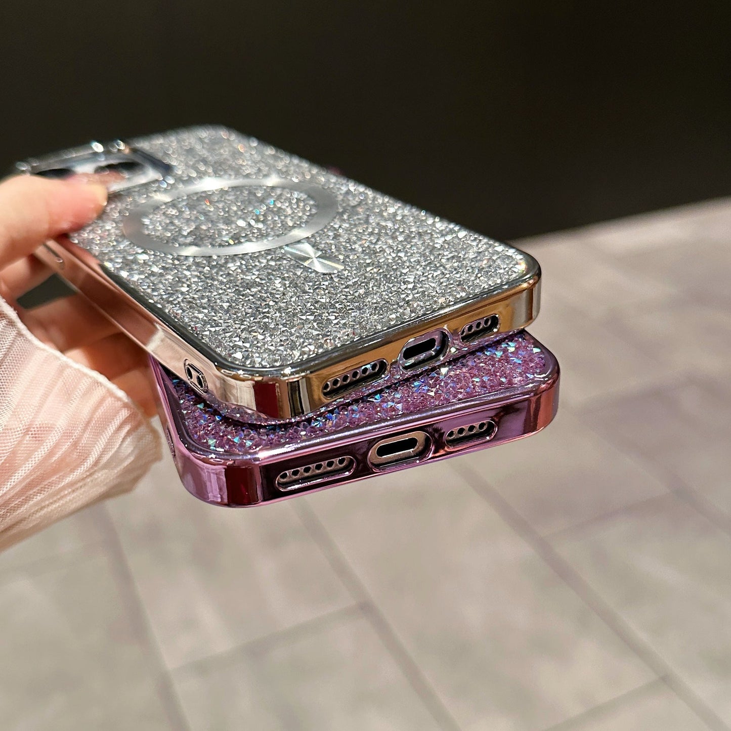 Luxury Glitter Magnetic Case for iPhone