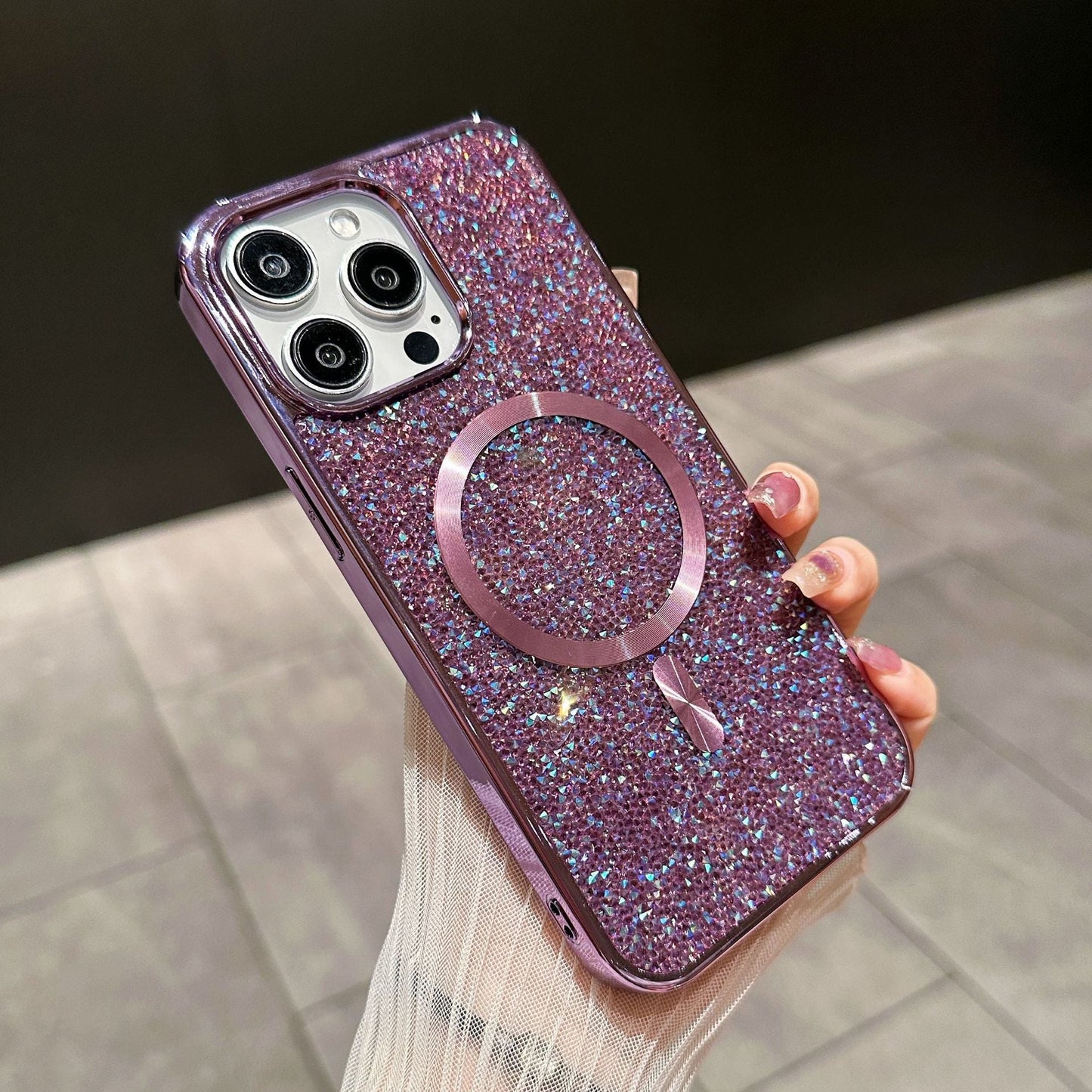 Luxury Glitter Magnetic Case for iPhone