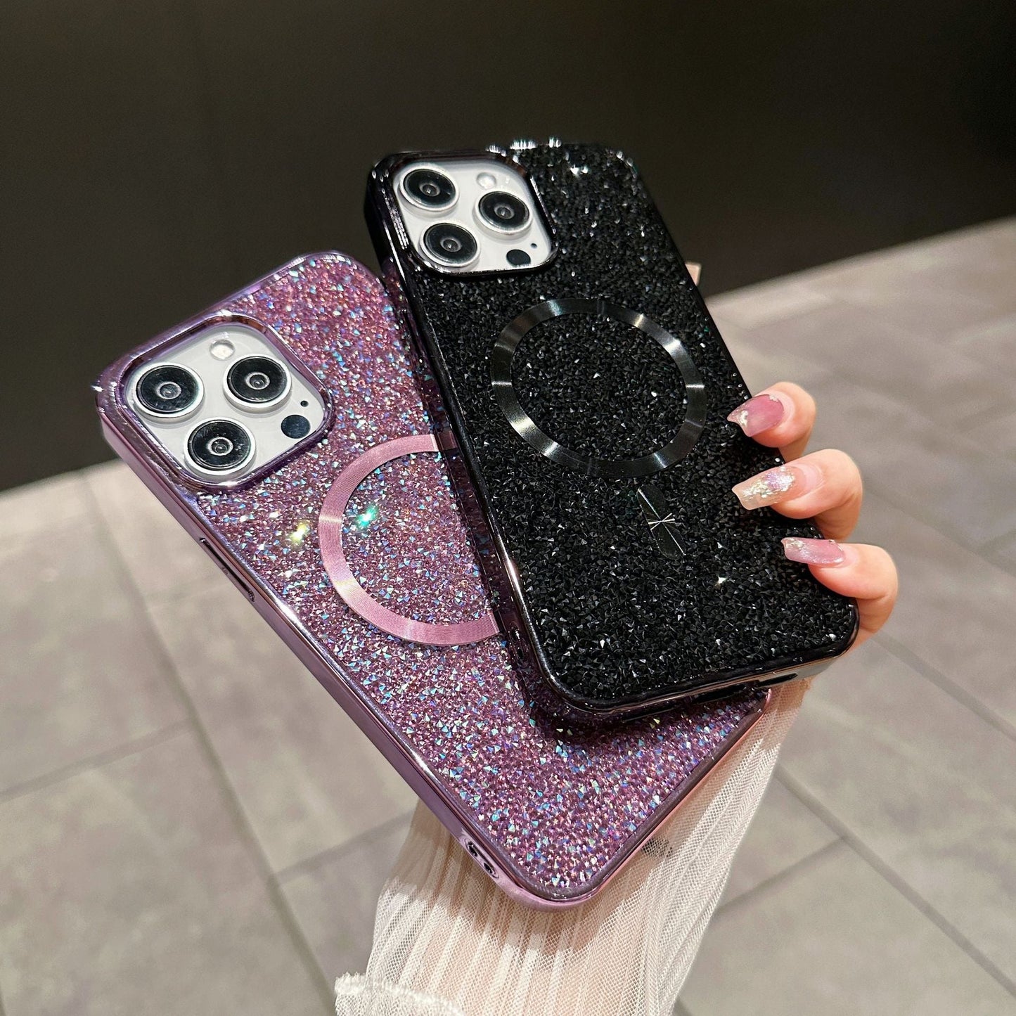 Luxury Glitter Magnetic Case for iPhone