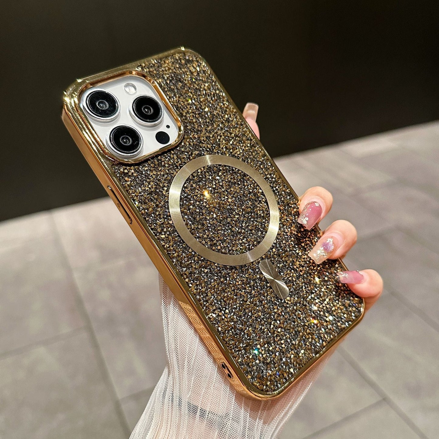 Luxury Glitter Magnetic Case for iPhone