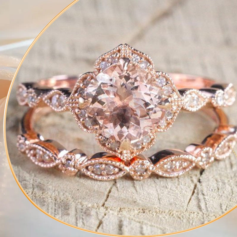 💍Offre spéciale remise 50%💎Bagues Élégantes en Or Rose
