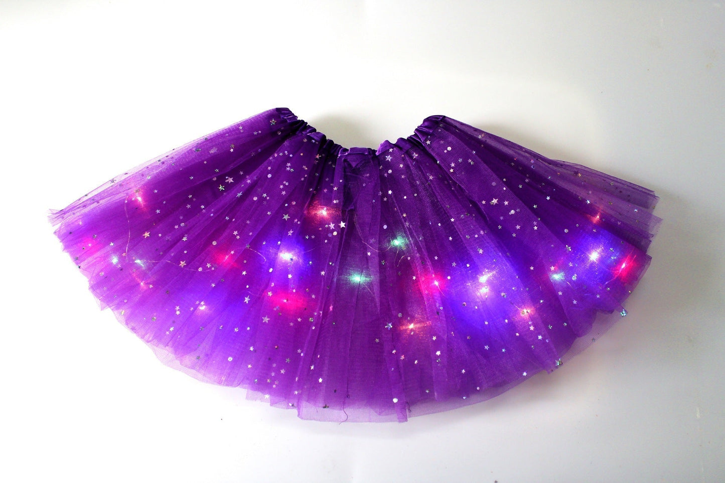👗 68% DE RÉDUCTION ! ✨ Jupe Tutu LED Magique - Illumination Éclatante avec 8 Modes Lumineux, Parfaite pour Fêtes/Déguisements/Photos 💃🎉