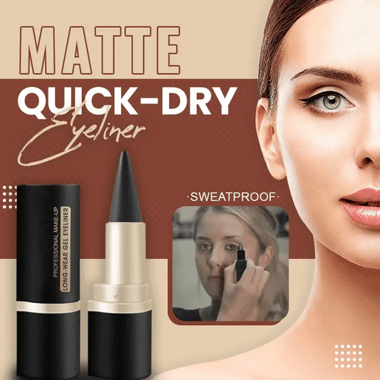 📢Compre 1 e ganhe 1 grátis⏰Conjunto de delineador em gel preto de 2 peças, delineador à prova d'água e à prova de manchas