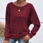 🌹Soldes d'automne - 49 % de réduction🌹Haut rayé à col rond et manches longues