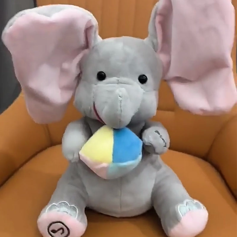 🐘 Jouet Doudou Éléphant Cache-Cache