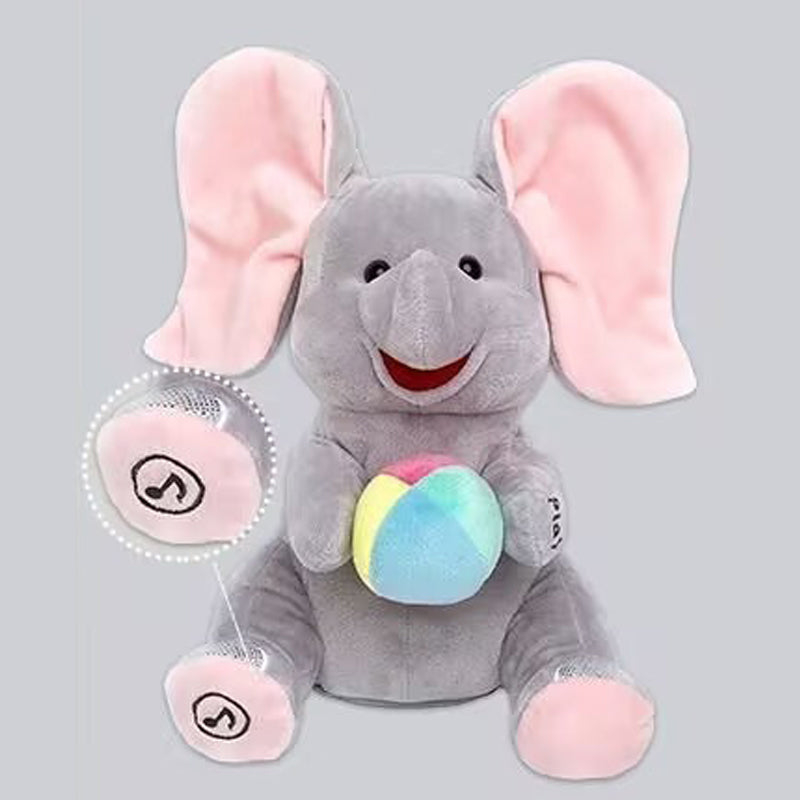 🐘 Jouet Doudou Éléphant Cache-Cache