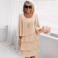 Robe volante en mousseline gainante pour femme