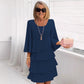 Robe volante en mousseline gainante pour femme