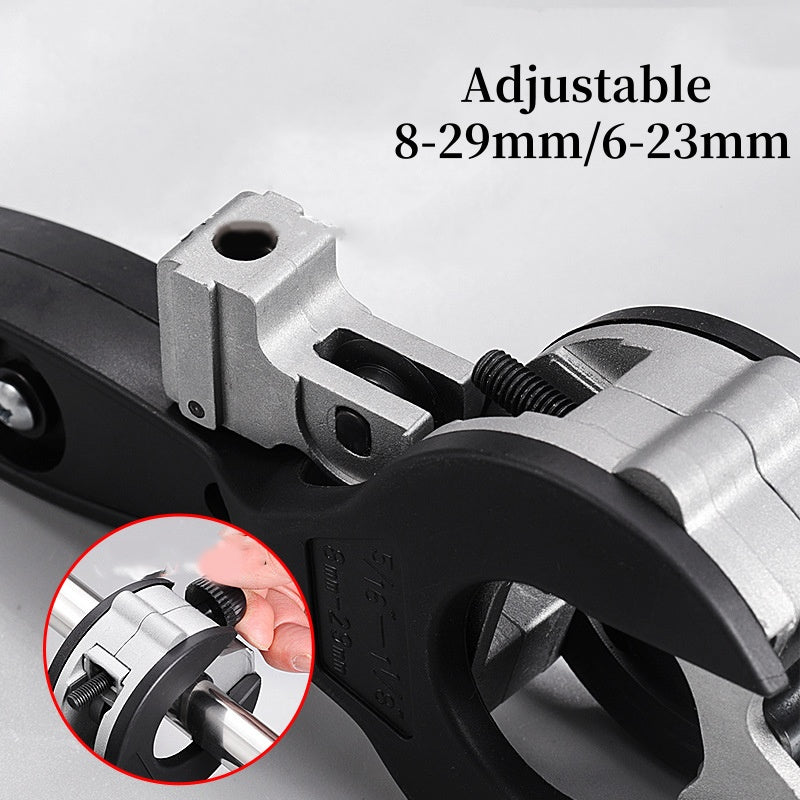 🔧Coupe-Tube à Cliquet à Une Main - Design Ergonomique pour Coupes Précisées sur Cuivre/Plastique/Aluminium 🛠️