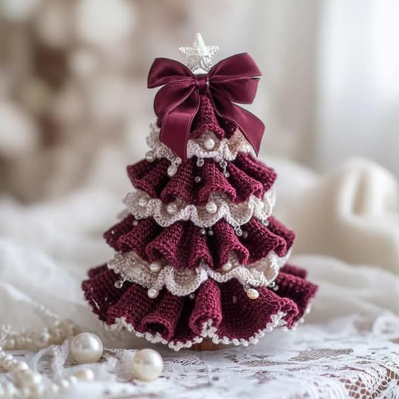 🎉 Soldes de Noël anticipées -50% DE RÉDUCTION 🎄 Kit DIY de Sapin de Noël au Crochet – ✨ Ensemble de Décoration de Fêtes Fait Main