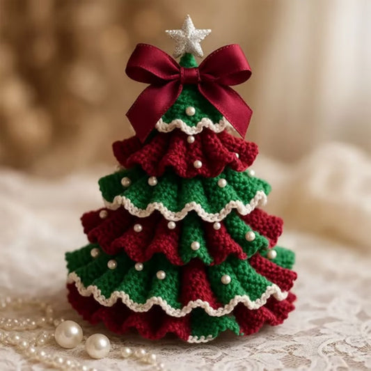 🎉 Soldes de Noël anticipées -50% DE RÉDUCTION 🎄 Kit DIY de Sapin de Noël au Crochet – ✨ Ensemble de Décoration de Fêtes Fait Main