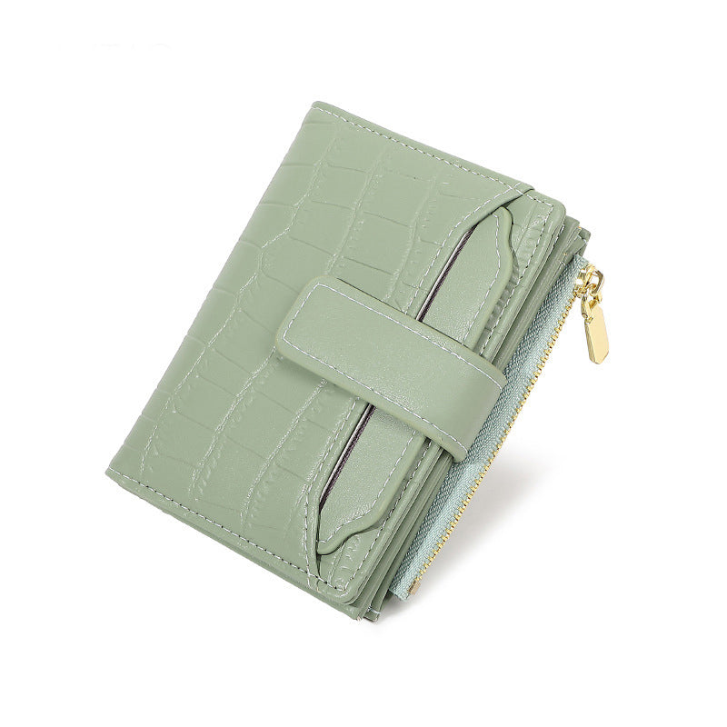 Portefeuille Compact Uni pour Femme