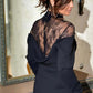 👗 Robe élégante à col montant pour femme