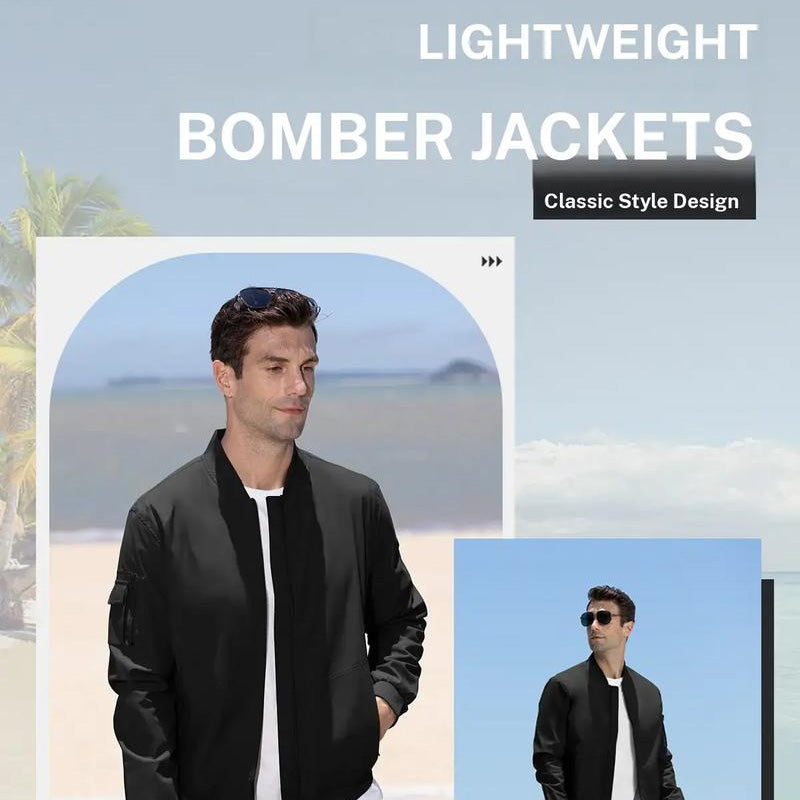Veste bomber légère pour homme