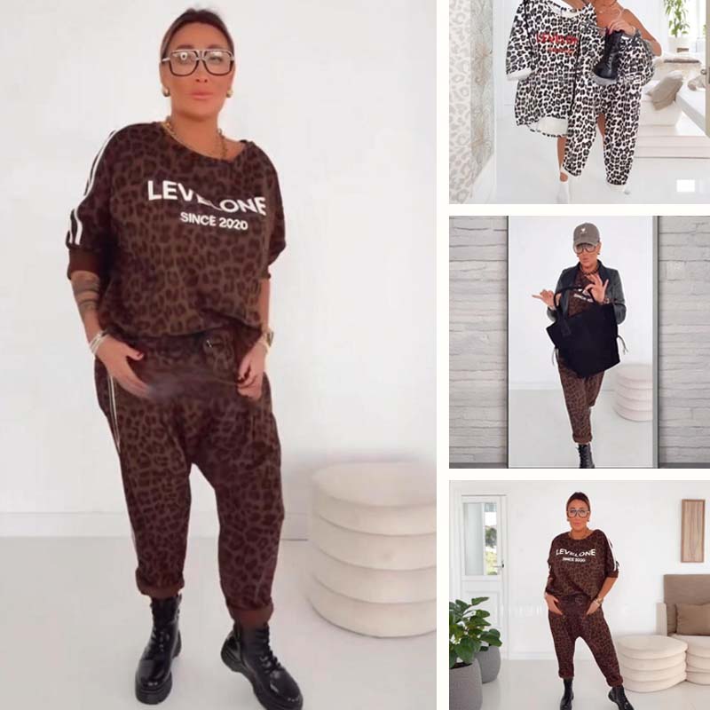 🐆 Women's Chic Leopard Print Co-ord Set – Versatile for Daily & Party Looks