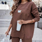 Ensemble décontracté pour femmes : sweat-shirt et legging