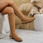 Bottes hautes à la mode pour femmes