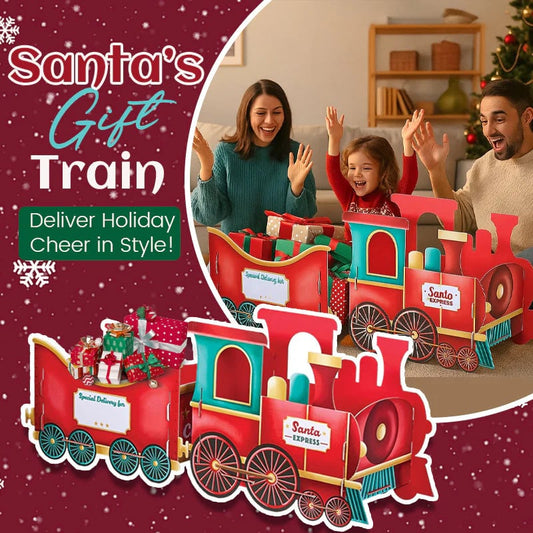 🎅Prévente de Noël - 48 % DE RÉDUCTION🚂Le train cadeau du Père Noël — Livrez vos cadeaux avec style ! 🚂🎄