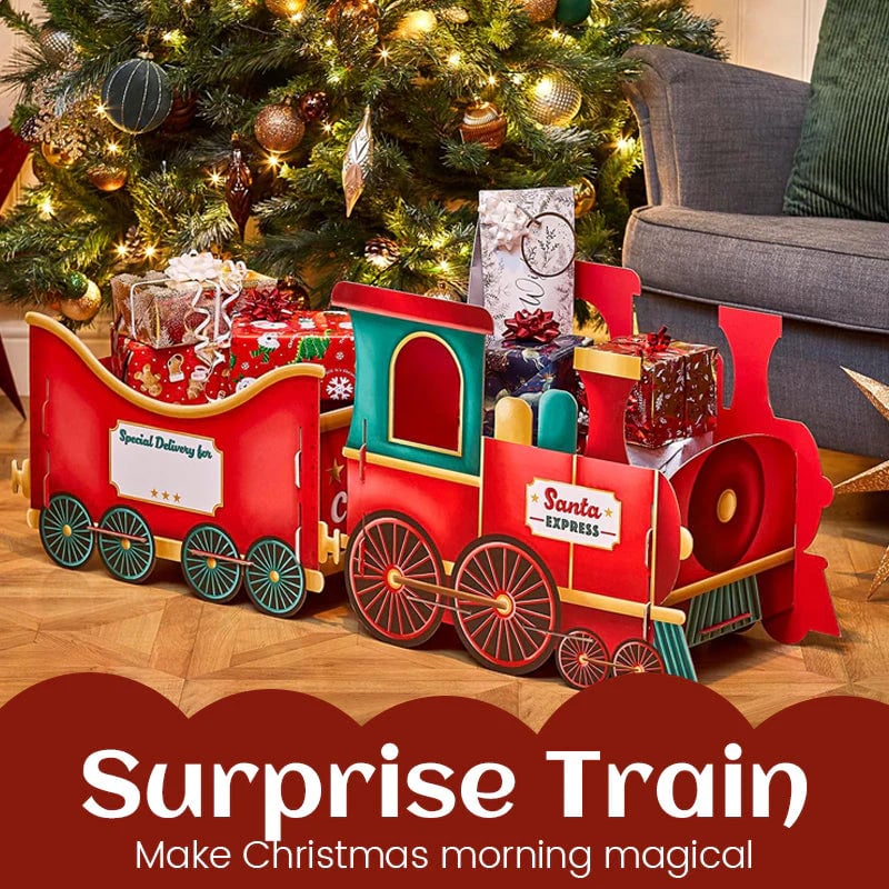 🎅Prévente de Noël - 48 % DE RÉDUCTION🚂Le train cadeau du Père Noël — Livrez vos cadeaux avec style ! 🚂🎄