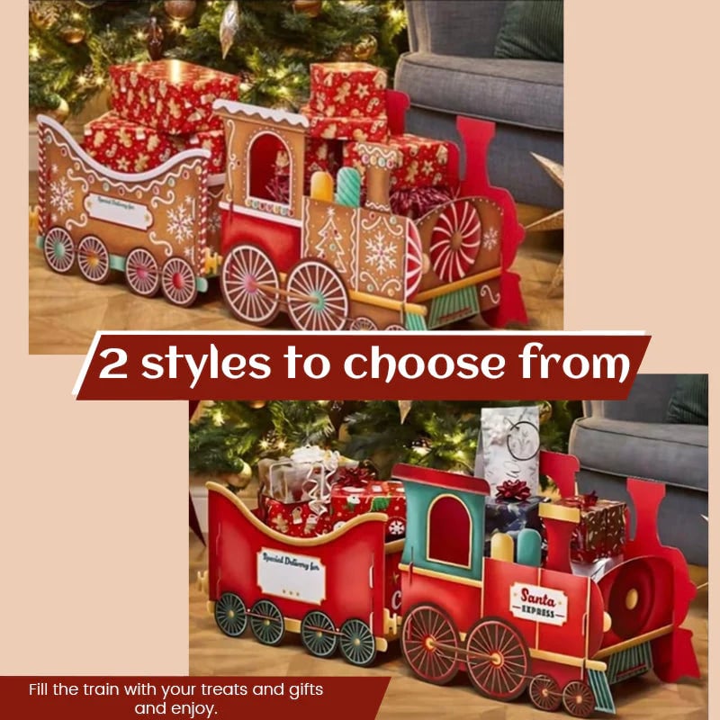 🎅Prévente de Noël - 48 % DE RÉDUCTION🚂Le train cadeau du Père Noël — Livrez vos cadeaux avec style ! 🚂🎄