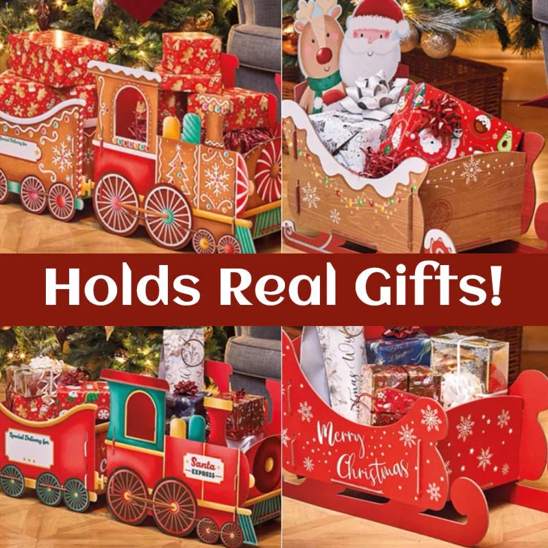 🎅Prévente de Noël - 48 % DE RÉDUCTION🚂Le train cadeau du Père Noël — Livrez vos cadeaux avec style ! 🚂🎄