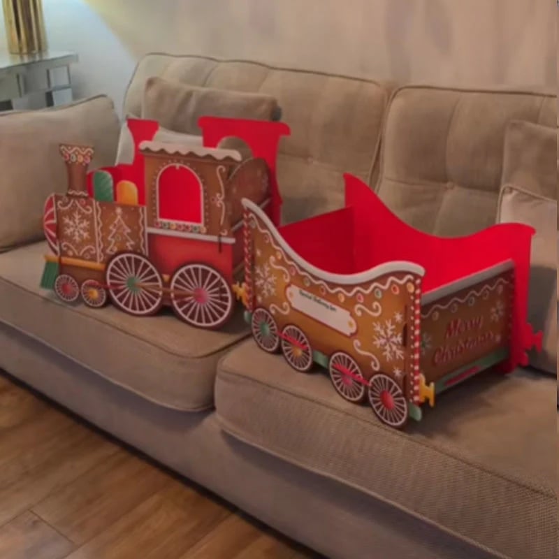 🎅Prévente de Noël - 48 % DE RÉDUCTION🚂Le train cadeau du Père Noël — Livrez vos cadeaux avec style ! 🚂🎄