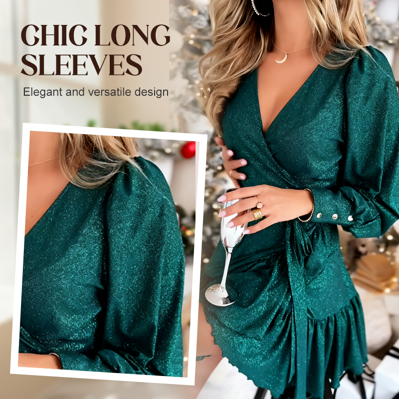 👗Robe élégante à col en V pour femme