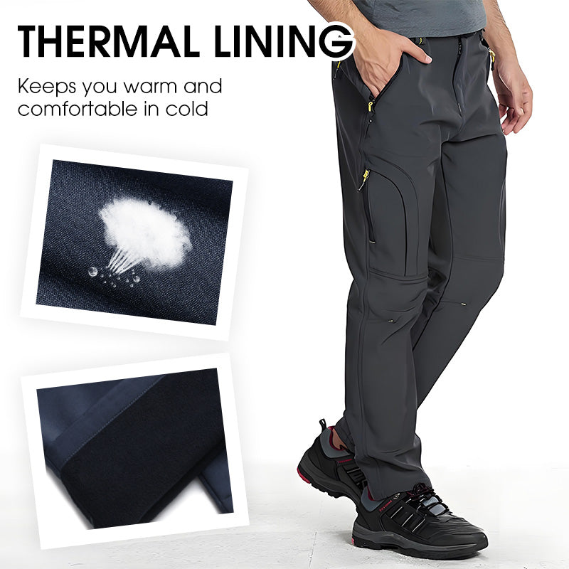 Pantalon thermique extensible imperméable pour homme