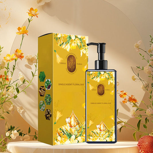 Cor de cabelo nutritiva à base de plantas