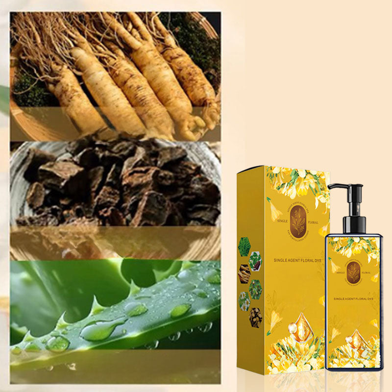 Cor de cabelo nutritiva à base de plantas